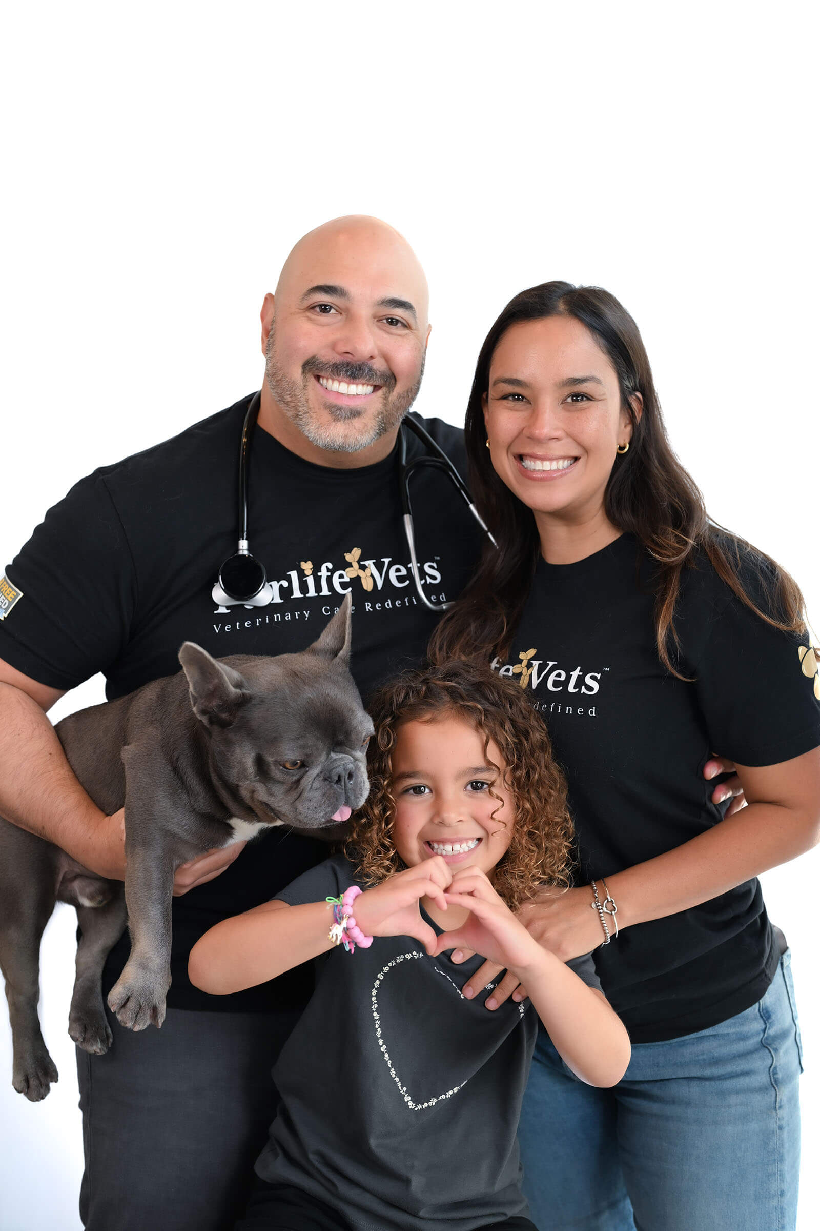 Dr. Jesus and Patricia, founders of FurlifeVets veterinary hospital in Delray Beach