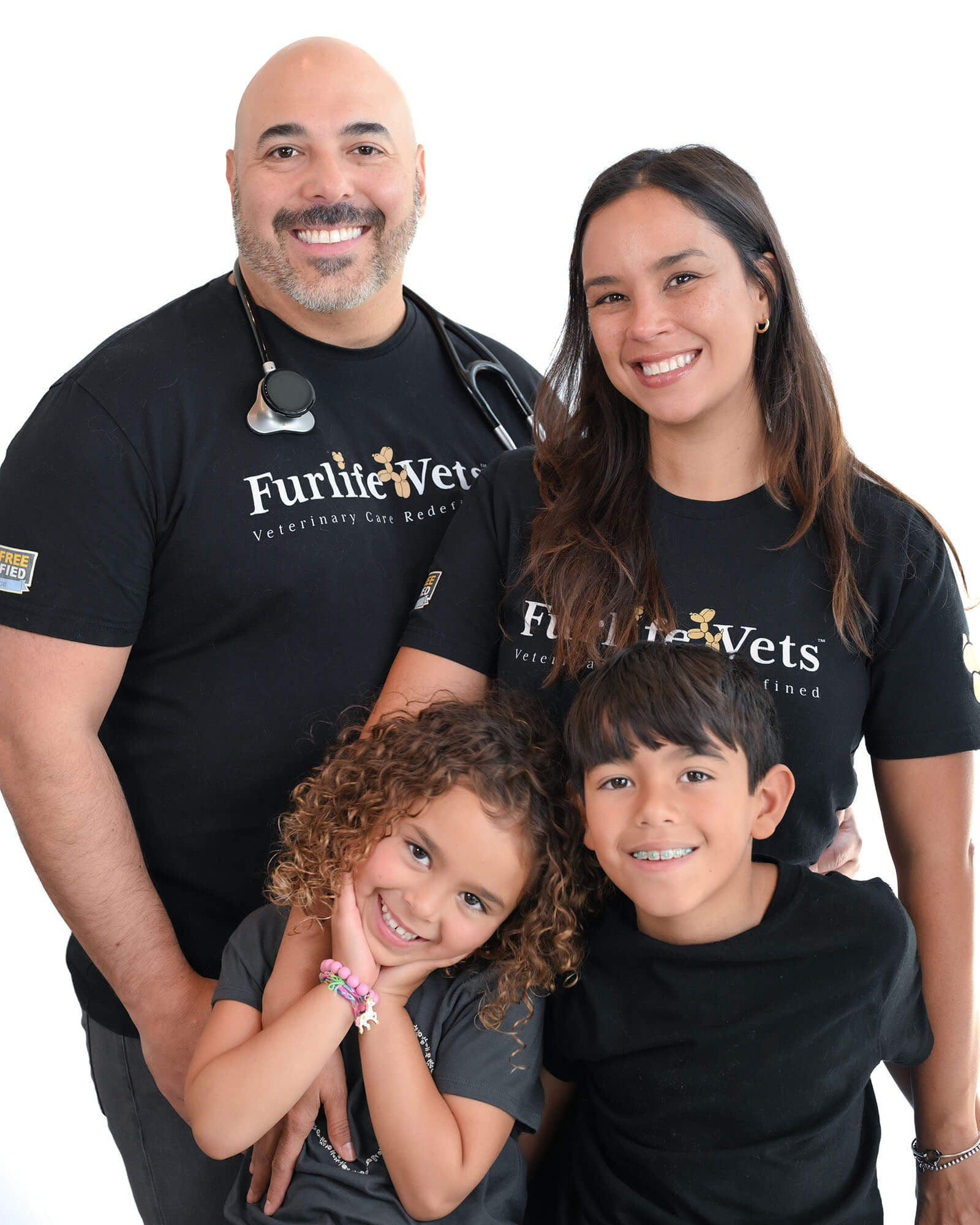 Dr. Jesus and Patricia, founders of FurlifeVets veterinary hospital in Delray Beach